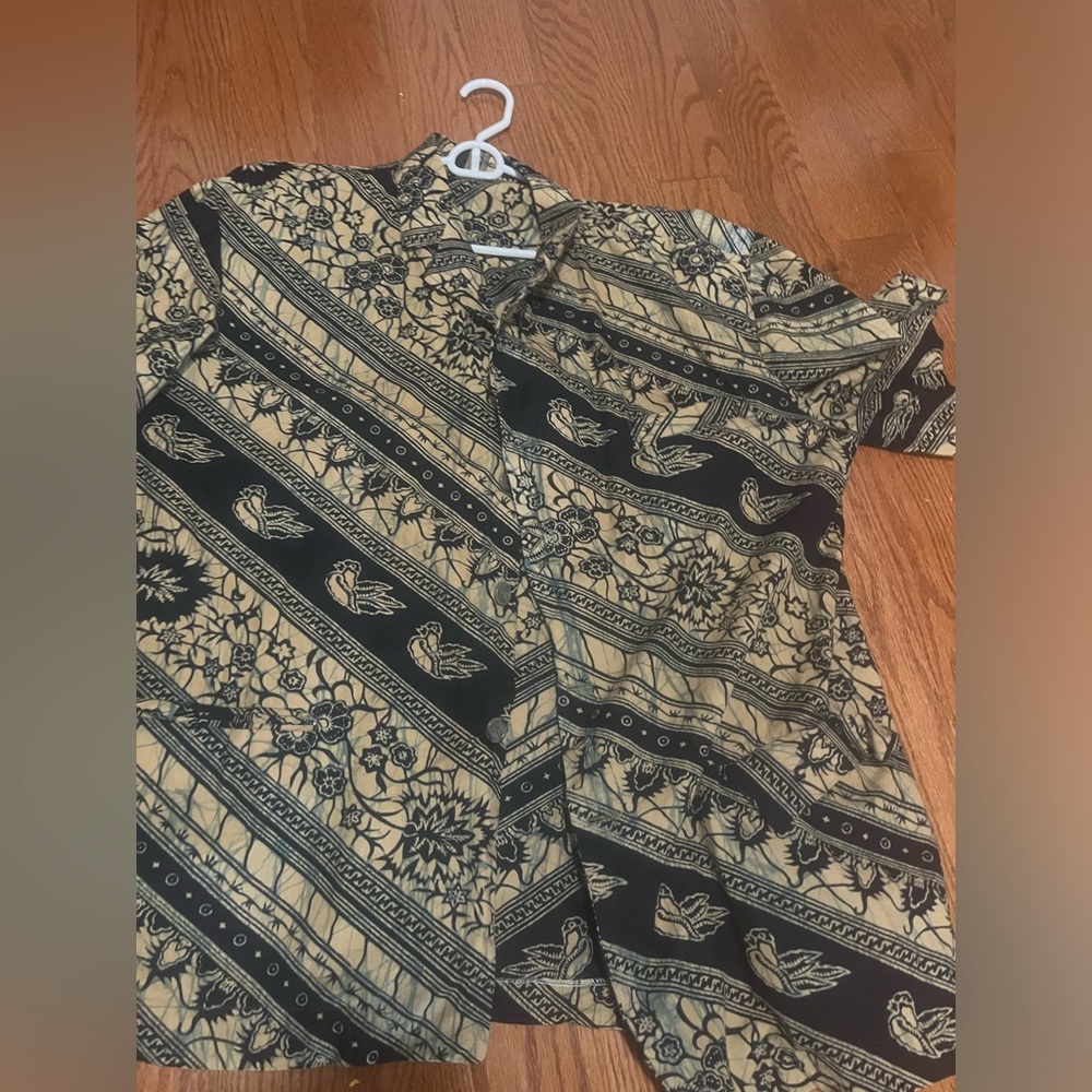 Traditional Men’s Shirt jacket. Large handcrafted. Authentic